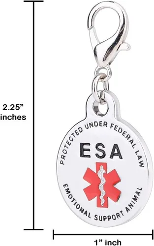 Miniatura 4 de Doggie Stylz - Kit de arnés de chaleco oficial de apoyo emocional ESA. Incluye chaleco, juego de parches reflectantes extraíbles de apoyo emocional