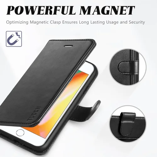 Miniatura 7 de TUCCH - Funda tipo cartera para iPhone 8 Plus