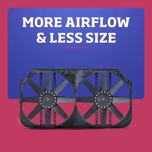 Miniatura 8 de Ventilador de camión Chevy (solo para núcleos de 34"), modelo 282 '00-'04, de Flex-a-lite