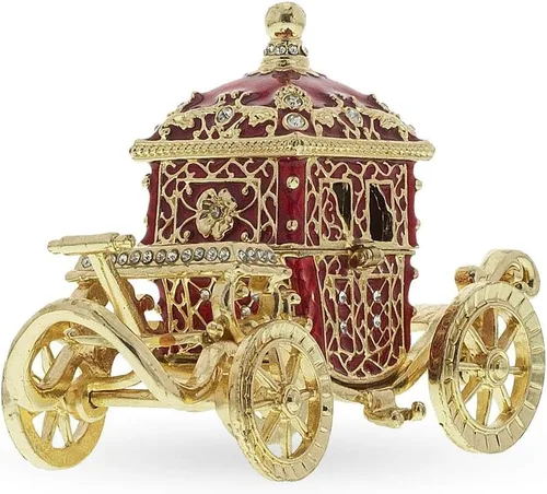 Miniatura 2 de BestPysanky Estatuilla de caja de joyería de entrenador de coronación