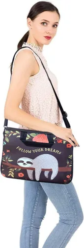 Miniatura 2 de RICHEN - Bolso cruzado con asa para laptops, iPads, libros electrónicos y tabletas infantiles, con bolsillo Disco