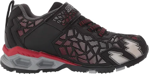 Miniatura 6 de Skechers Unisex-Niño, S Lighs, Niños, Tenis deportivos iluminados, NegroRojo, 13.5 niño
