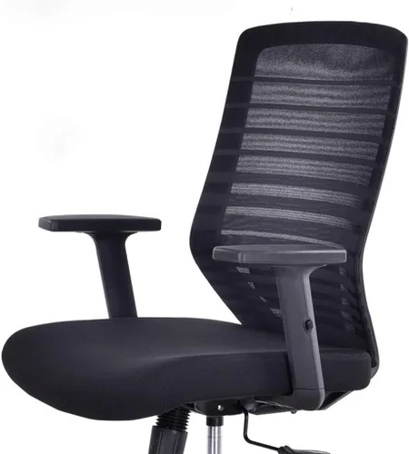 Miniatura 5 de Silla de trabajo de escritorio de computadora de malla con soporte lumbar de oficina ergonómica grande (azul)