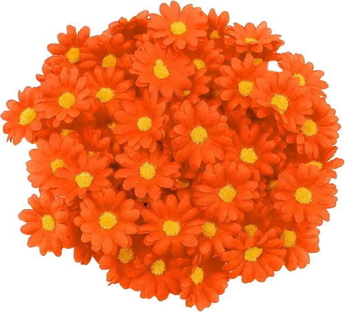 Miniatura 21 de 100 cabezas de girasol de seda de 1.969 in, 2 pulgadas, decoración de boda, corona de regalo, álbum de recortes, manualidades, fiesta, festival