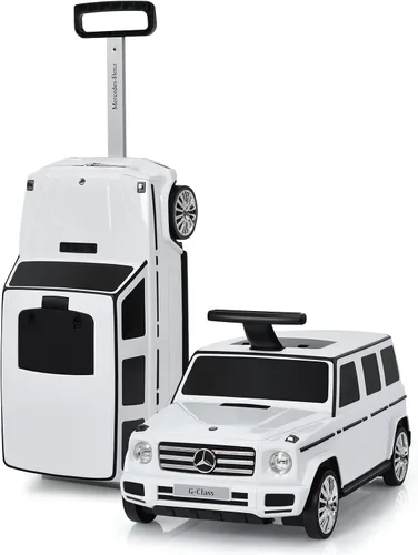 Costzon Equipaje rodante para niños equipaje de viaje 2 en 1 para niños juguete de montar pies a suelo para niños pequeños automóvil deslizante