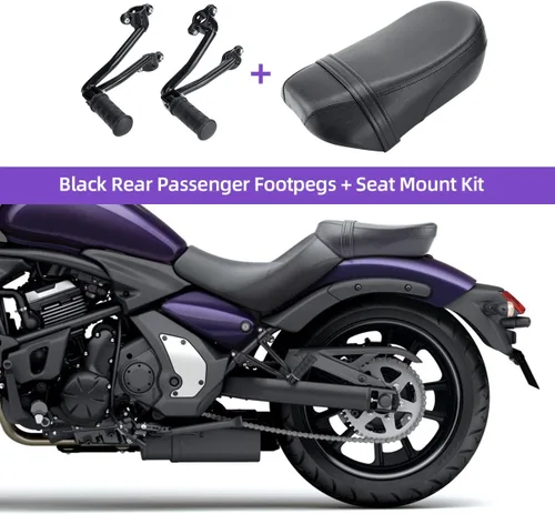 Miniatura 3 de Kit de estriberas y asiento de pasajero para Kawasaki Vulcan 650 VN650 2015-2025