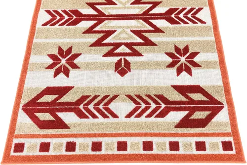 Miniatura 8 de Unique Loom Outdoor Modern Collection - Alfombra de área - Albuquerque (2' x 3' 1" Rectángulo Beige/Marrón)