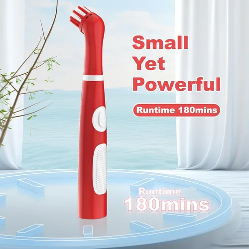 Miniatura 3 de SOARING Cepillo de limpieza eléctrico recargable con cabezales de cepillo múltiples 4 en 1, cepillo motorizado inalámbrico para interiores y hogar