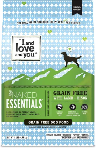 Miniatura 21 de I and love and you Lovingly Simple Alimento Seco para Perros - Cordero + Batata Dulce - Sin Granos, Sin Rellenos, Prebiótico + Probiótico Bolsa