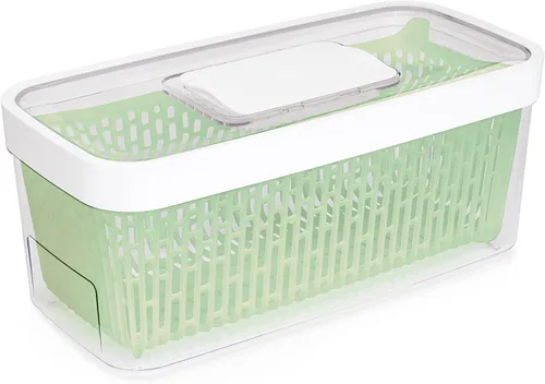 Miniatura 5 de OXO Good Grips - Molinillo de ensalada de vidrio (6.22 cuartos de galón) y OXO Good Grips GreenSaver Produce Keeper, grande