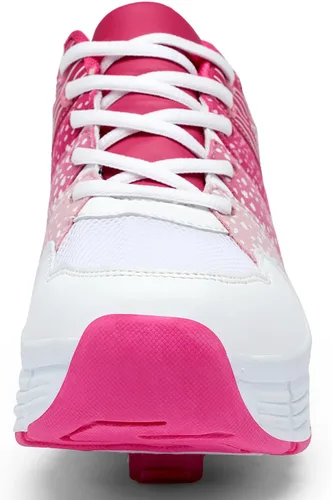 Miniatura 2 de Hoverkickes Zapatos deportivos con ruedas para niños y niñas, calzado unisex con tacón con ruedas, tenis deportivos de primera calidad para niños