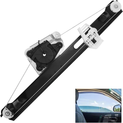 Miniatura 9 de Regulador de ventana, compatible con BMW 3 E90 E91 2006-12 323i 325i 325xi 328i 328xi 330i 330xi 335d 335i 335xi xDrive M3 BMW 3 Elevaluna trasero