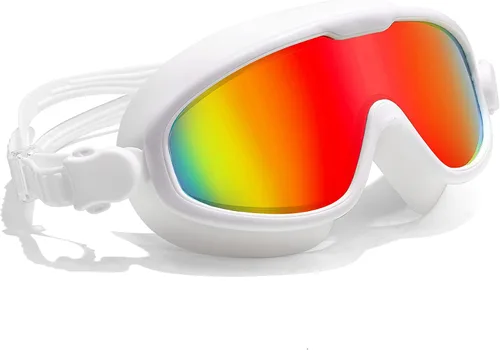 Miniatura 7 de FEISEDY Gafas de natación sin fugas, antivaho para piscina, para adultos, hombres, mujeres, jóvenes, visión clara de 180°, UV400 B2389