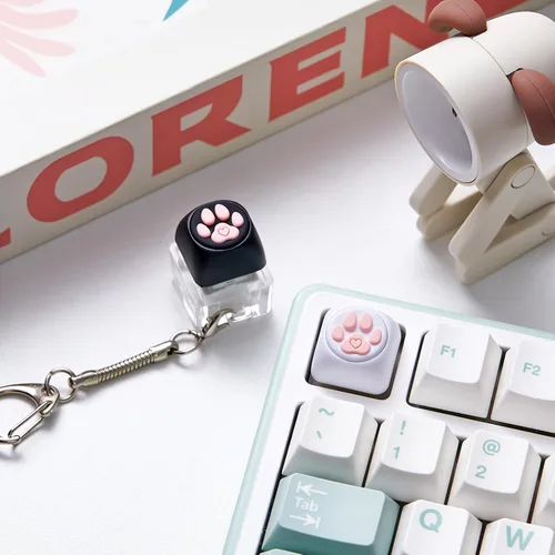 Miniatura 5 de Taiyin 2 piezas de teclado de juguete con clicker, llavero para la ansiedad, juguetes de descompresión, juguetes para aliviar el estrés, regalos