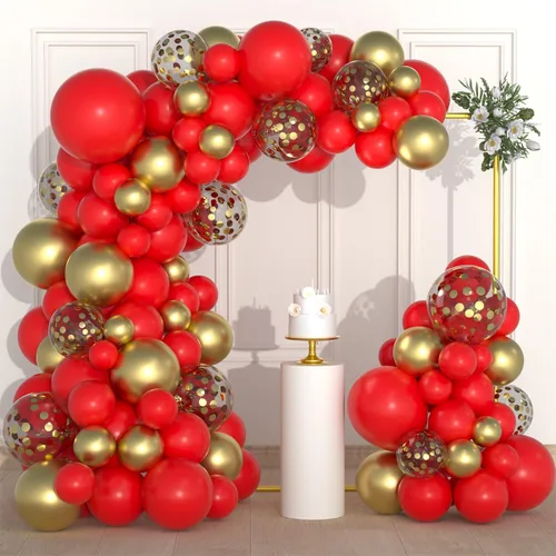 Miniatura 16 de Kit de arco de guirnalda de globos azules y negros dorados, globos azul real y negro dorado para hombres, 30º 40º videojuego, cumpleaños, boda