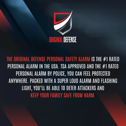 Miniatura 7 de Alarma de Autodefensa Sirena Original Defense® - Alarma de 130 dB con Linterna LED para Llavero para Mujeres, Niños y Ancianos - Recomendada por