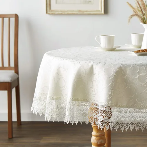 Miniatura 5 de Flor Lazo clásico Lace diseño Manteles, Rectangular