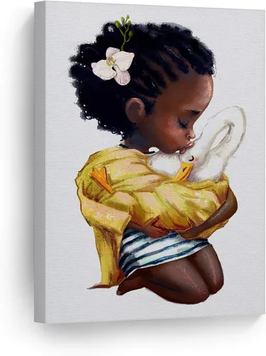 Miniatura 18 de SmileArtDesign V18 - Lienzo impreso y decorativo para pared, diseño africano