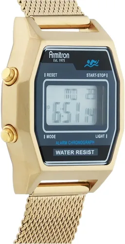 Miniatura 4 de Armitron Sport Retro Digital Chronograph Mesh Bracelet Watch 408485