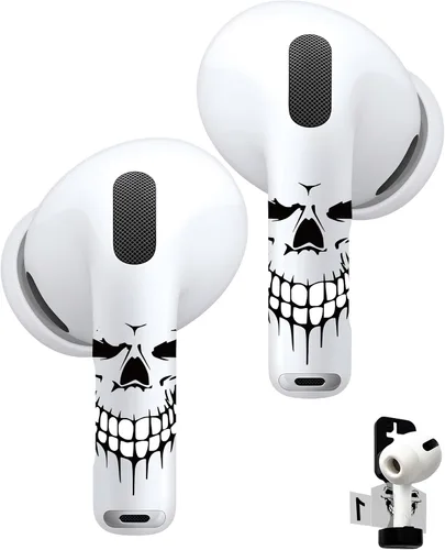 Miniatura 14 de RockMax Funda para AirPods 4, bonita calcomanía para AirPods 4ª generación, compatible con funda de mariposa AirPod 2024, envoltura de tatuaje
