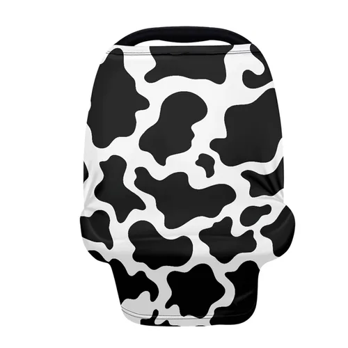 Miniatura 9 de Forchrinse Funda de asiento de coche de leopardo beige para bebés suave transpirable lactancia lactancia cubierta elástica infantil asiento de coche