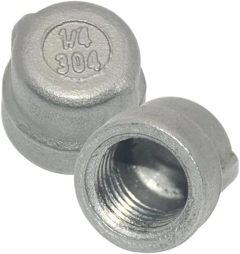 Miniatura 6 de 1/4 "0.25" casquillo,NPT hembra roscada de tubería fundida,Acero inoxidable 304
