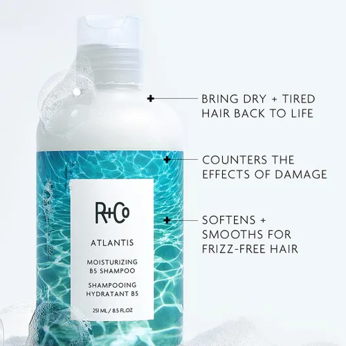 Miniatura 2 de R+Co Atlantis Moisturizing B5 Shampoo Shine + Tames Frizz + Intense Hydration Vegan + Cruelty-Free Vegan + Cruelty-Free