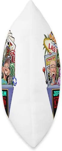 Miniatura 2 de JEFF DUNHAM Las Vegas, NV (2023) - Almohada de 16 x 16 pulgadas, multicolor