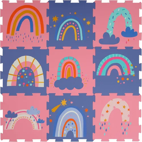 Miniatura 11 de Tapete de juego de rompecabezas, baldosas de espuma, tapete de rompecabezas de espuma para niños, tapete de juego de piso de bebé, 34 x 34 pulgadas
