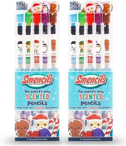 Miniatura 13 de Lápices de Halloween Smencils – Lápices perfumados gourmet patentados HB #2, 5 unidades, regalos para niños, suministros escolares, recompensas