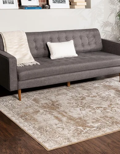 Miniatura 4 de Unique Loom Chateau Collection - Alfombra de área Roosevelt (2' 2" x 3' 1", rectangular, caqui/beige)