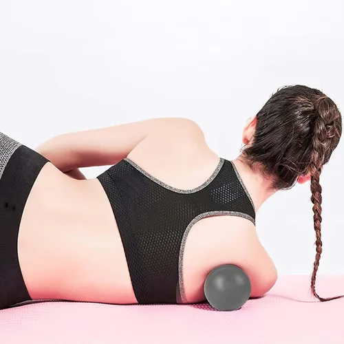 Miniatura 6 de WOVTE Pelota de lacrosse para masaje para músculos doloridos, hombros, cuello, espalda, pies, cuerpo, tejido profundo, punto de activación, nudos