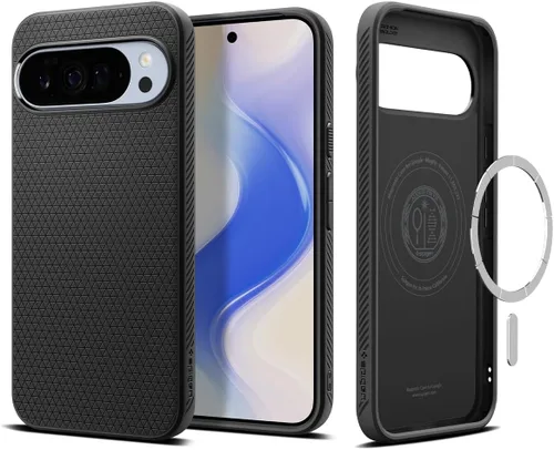 Miniatura 9 de Spigen Funda para Pixel 10 Pro XL, Liquid Air MagFit (2025) [diseñada para Pixelsnap, compatible con accesorios MagSafe] - Verde abismo