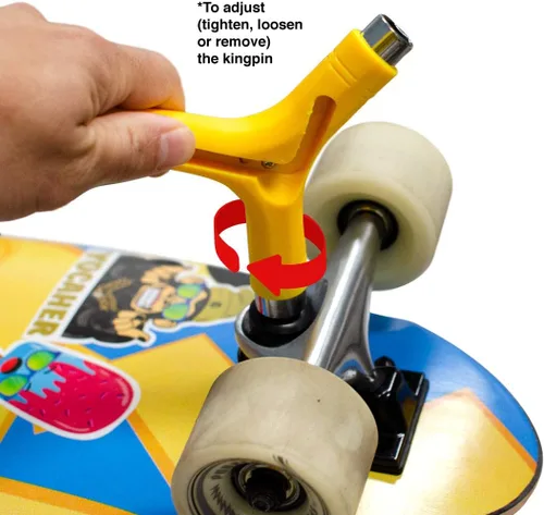 Miniatura 3 de Yocaher Monopatín Longboard Multifuncional Y-Tool Herramienta de Patín Tamaño de Bolsillo Todo en uno (1 pc)