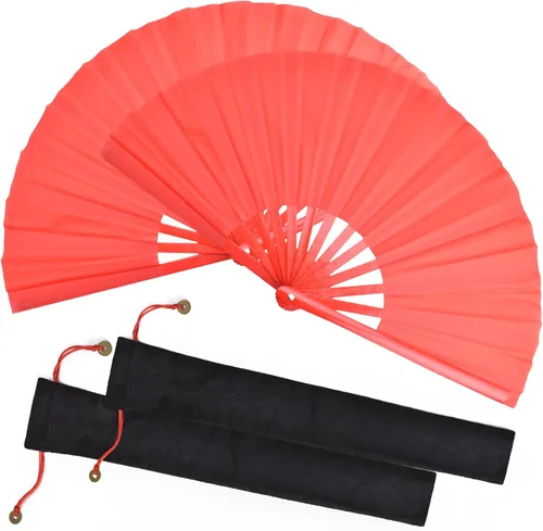 Miniatura 8 de Ventilador de mano plegable con bambú para mujeres y hombres, ventilador de mano chino japonés de bambú para festivales, danza, regalo, actuación