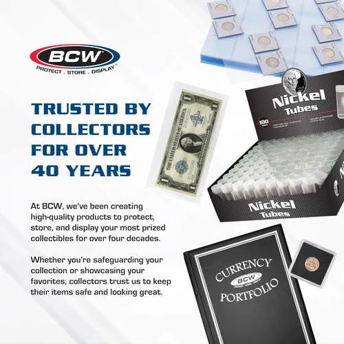 Miniatura 7 de BCW Monedas de 2 x 2 para monedas pequeñas en dólares – Paquete de 100 Ventana de poliéster archival Monedas de 2 x 2 para monedas Sacagawea