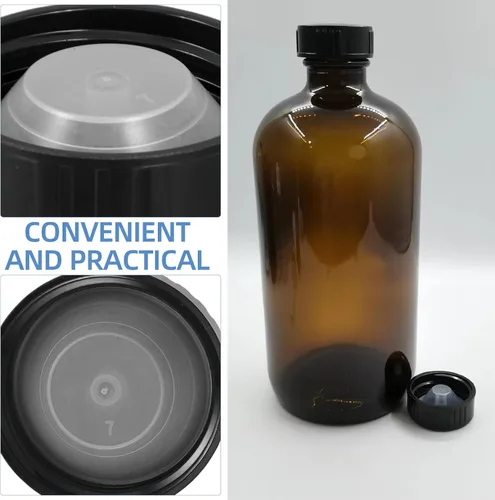Miniatura 6 de Tapones para gruñir de 1.496 pulgadas, 5 tapas de rosca de plástico para jarras y botellas de vidrio, tapa reutilizable para jarra de agua de 1/2