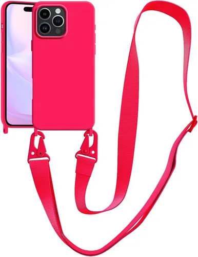 Miniatura 100 de Funda compatible con iPhone 13 con correa, funda cruzada para iPhone con cordón, ajustable, a prueba de golpes, protección contra caídas, funda