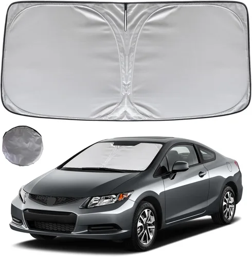 Miniatura 90 de KAYZT Parasol para parabrisas para Honda Civic 2022-2025 11.ª generación, parasol plegable para ventana delantera, accesorios de ajuste personalizado