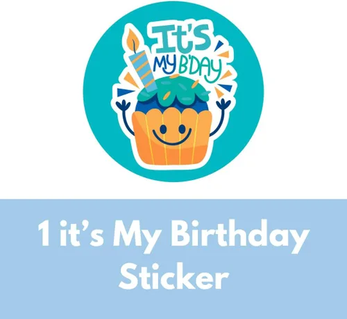 Miniatura 2 de Unique Decoraciones de cumpleaños Bluey - Fundas de mesa (paquete de 2) y calcomanías