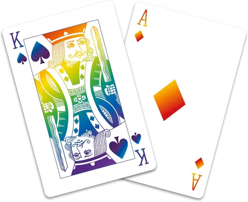 Miniatura 3 de Juego de cartas número 1 de Waddingtons, ilumina tus juegos, incluyendo Snap y Poker con esta baraja, compañero de viaje, regalo y juguete