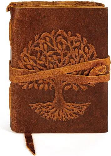 Miniatura 40 de Diario de cuero para mujeres y hombres, 200 páginas, 5 x 7 pulgadas, regalos para mujeres, diario de viaje, cuaderno de mujer, marcador de 7 chakras