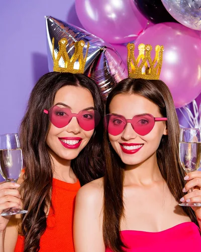 Miniatura 6 de Frienda 20 Pairs Heart Shaped Sunglasses Rimless Candy Color Glasses for Women Men Party Favor