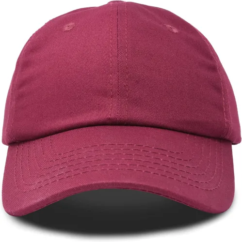 Miniatura 40 de DALIX Gorra plana de algodón, color marrón, náutico, rosa, rojo o blanco, para niños o jóvenes