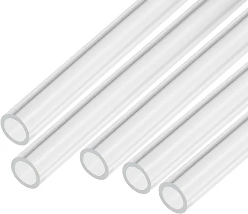Miniatura 13 de MECCANIXITY Tubo acrílico transparente rígido redondo 9 piezas 0.157 in (5/32 pulgadas) ID 0.315 in (5/16 pulgadas) OD 6" para lámparas y linternas