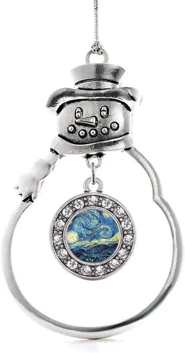 Miniatura 149 de Inspired Silver - Roller Queen - Adorno de Navidad plateado - Adorno circular para árbol de Navidad con circonita cúbica - Decoración colgante