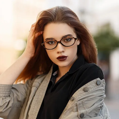 Miniatura 4 de Gafas de bloqueo de luz azul ovaladas retro para mujeres y hombres, vintage de los 90, para caras pequeñas, computadora, juegos, televisión