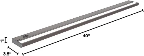 Miniatura 8 de Iluminación LED para debajo del gabinete cableada - 3CCT 40 pulgadas acabado bronce - Luces para debajo del gabinete para cocina - Luz regulable
