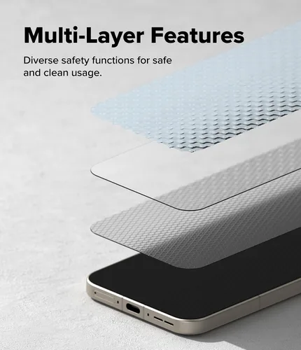 Miniatura 9 de Ringke Paquete de 2 protectores de pantalla para OnePlus 15, vidrio templado de fácil deslizamiento [súper fácil de instalar], compatible