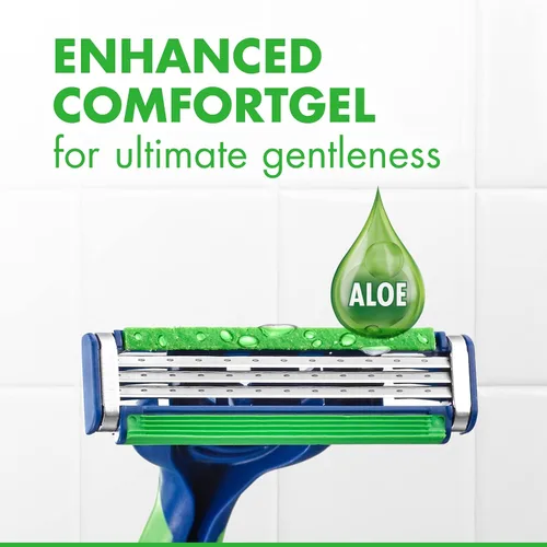 Miniatura 5 de Gillette Sensor3 Sensitive - Maquinillas de afeitar desechables para hombre, 12